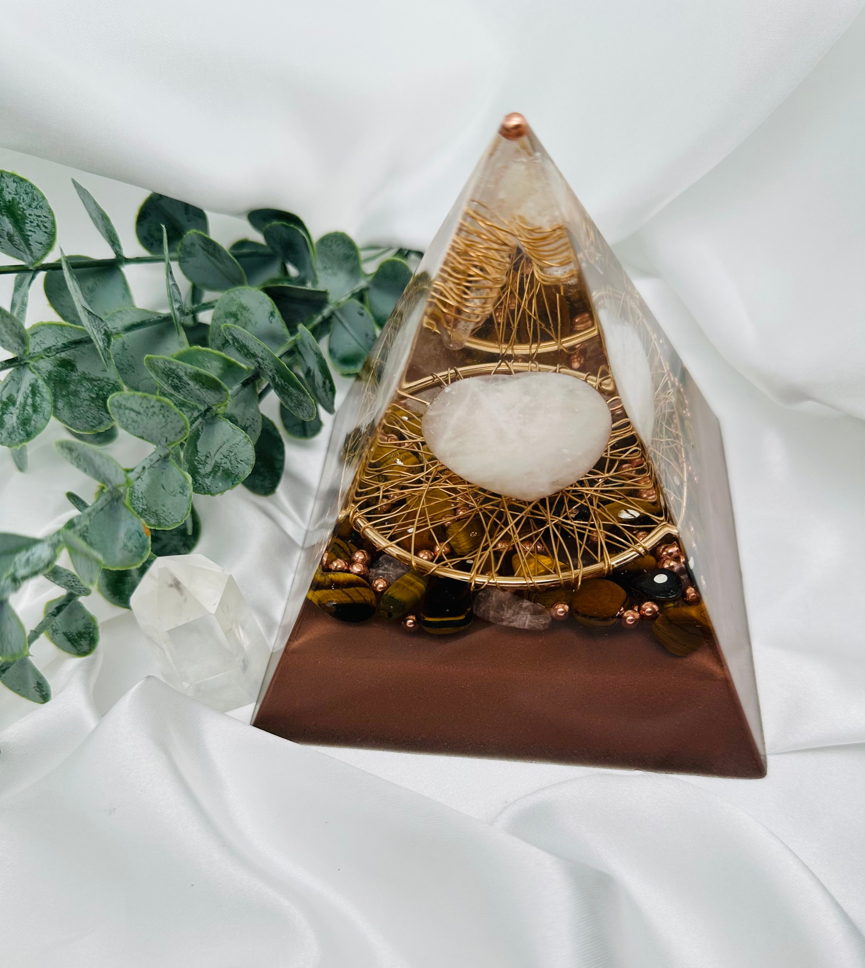 Woven Heart Intention Pyramid