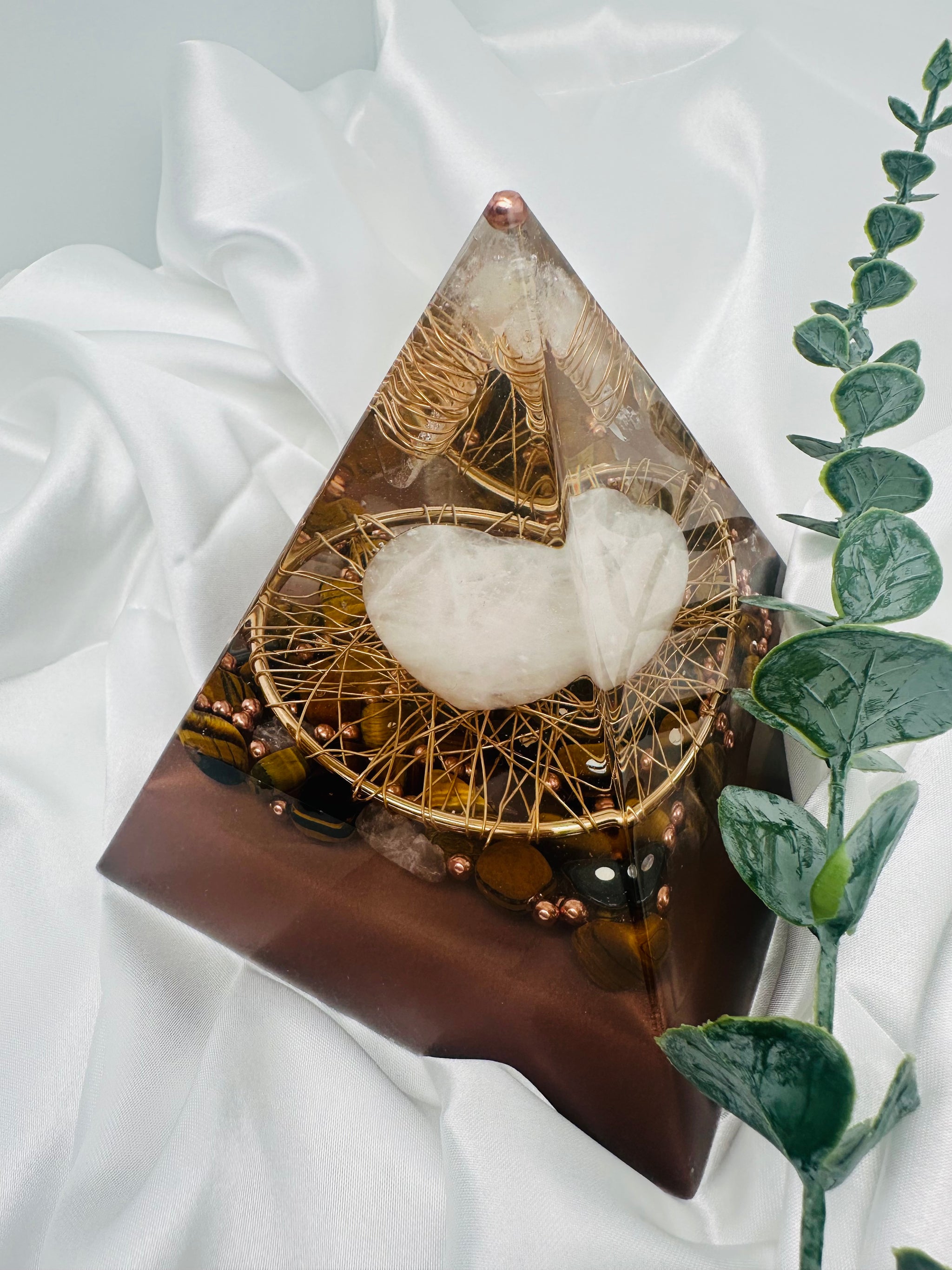 Woven Heart Intention Pyramid