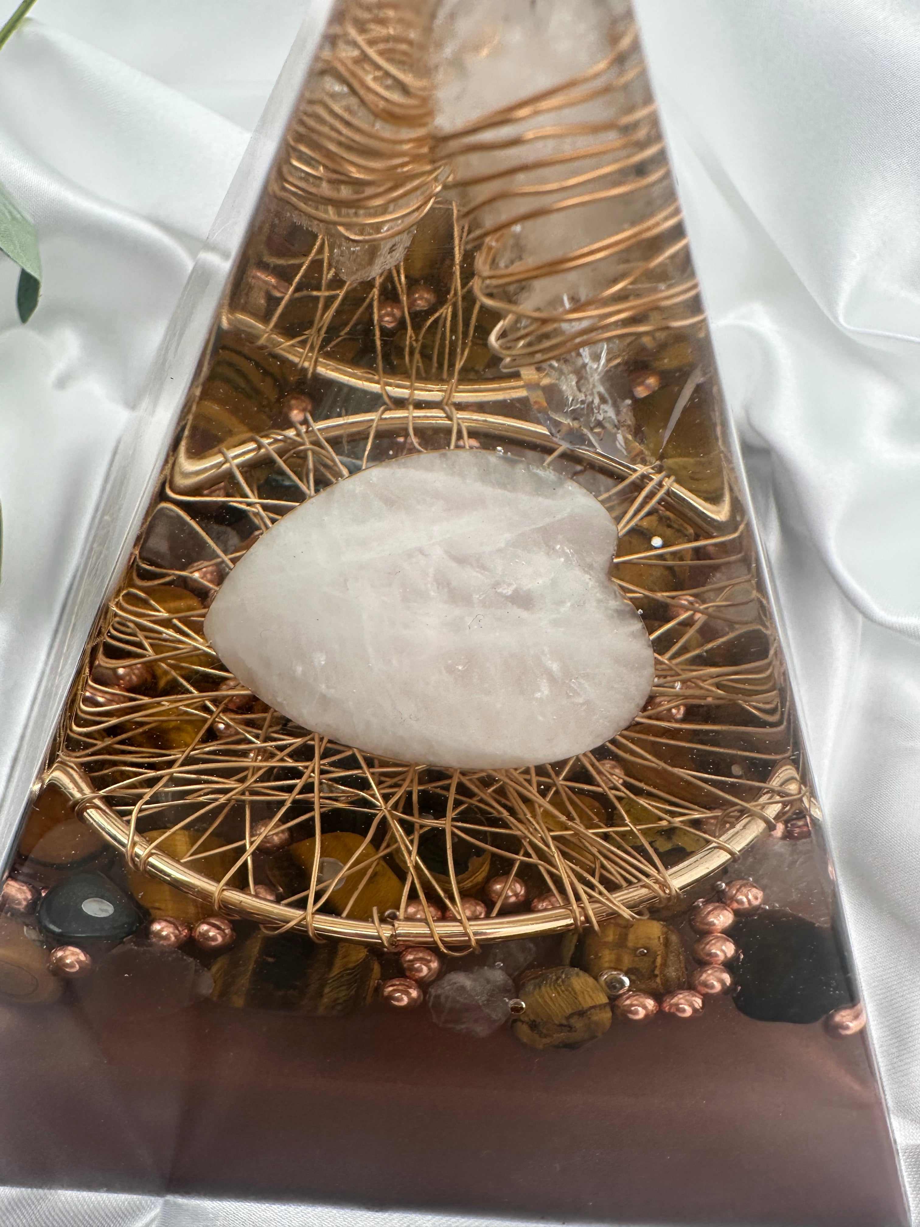 Woven Heart Intention Pyramid